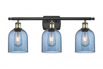 Bella - 3 Light - 26 inch - Black Antique Brass - Bath Vanity Light (3442|516-3W-BAB-G558-6BL)
