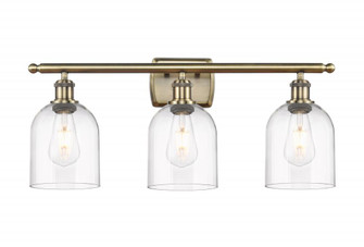 Bella - 3 Light - 26 inch - Antique Brass - Bath Vanity Light (3442|516-3W-AB-G558-6CL)
