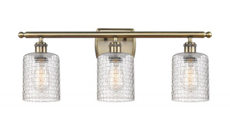 Cobbleskill - 3 Light - 25 inch - Antique Brass - Bath Vanity Light (3442|516-3W-AB-G112C-5CL)