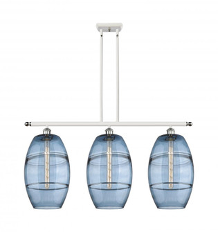 Vaz - 3 Light - 37 inch - White Polished Chrome - Stem hung - Island Light (3442|516-3I-WPC-G557-10BL)