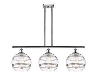 Rochester - 3 Light - 37 inch - Brushed Satin Nickel - Cord hung - Island Light (3442|516-3I-SN-G556-10CL)