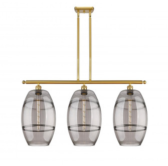 Vaz - 3 Light - 37 inch - Satin Gold - Stem hung - Island Light (3442|516-3I-SG-G557-10SM)