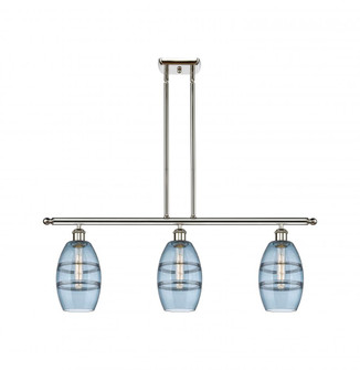 Vaz - 3 Light - 36 inch - Polished Nickel - Cord hung - Island Light (3442|516-3I-PN-G557-6BL)