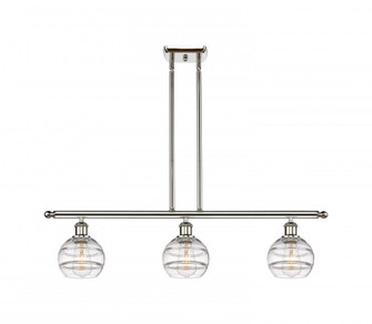 Rochester - 3 Light - 36 inch - Polished Nickel - Stem hung - Island Light (3442|516-3I-PN-G556-6CL)