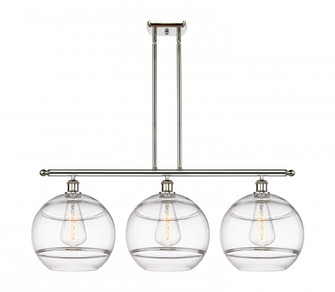 Rochester - 3 Light - 39 inch - Polished Nickel - Stem hung - Island Light (3442|516-3I-PN-G556-12CL)