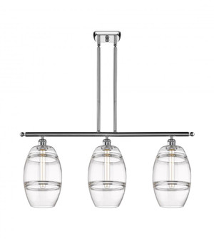 Vaz - 3 Light - 36 inch - Polished Chrome - Stem hung - Island Light (3442|516-3I-PC-G557-8CL)