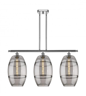 Vaz - 3 Light - 37 inch - Polished Chrome - Stem hung - Island Light (3442|516-3I-PC-G557-10SM)