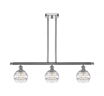 Rochester - 3 Light - 36 inch - Polished Chrome - Cord hung - Island Light (3442|516-3I-PC-G556-6CL)