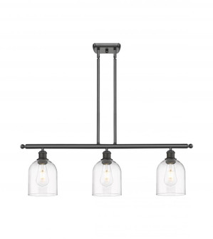 Bella - 3 Light - 36 inch - Oil Rubbed Bronze - Cord hung - Island Light (3442|516-3I-OB-G558-6CL)