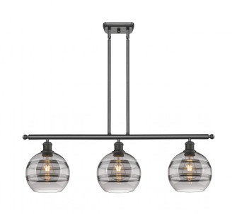 Rochester - 3 Light - 36 inch - Oil Rubbed Bronze - Cord hung - Island Light (3442|516-3I-OB-G556-8SM)