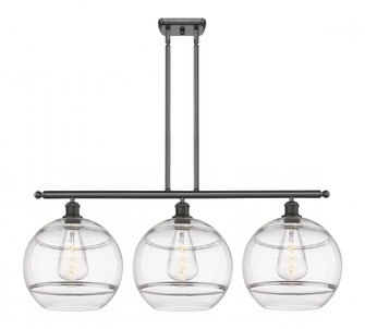 Rochester - 3 Light - 39 inch - Oil Rubbed Bronze - Cord hung - Island Light (3442|516-3I-OB-G556-12CL)