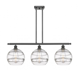 Rochester - 3 Light - 37 inch - Oil Rubbed Bronze - Cord hung - Island Light (3442|516-3I-OB-G556-10CL)