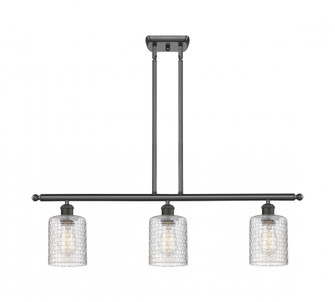 Cobbleskill - 3 Light - 36 inch - Oil Rubbed Bronze - Stem hung - Island Light (3442|516-3I-OB-G112C-5CL)