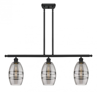 Vaz - 3 Light - 36 inch - Matte Black - Stem hung - Island Light (3442|516-3I-BK-G557-6SM)