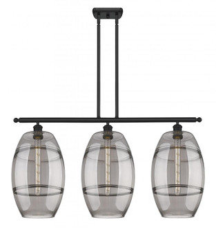 Vaz - 3 Light - 37 inch - Matte Black - Cord hung - Island Light (3442|516-3I-BK-G557-10SM)