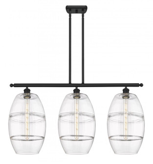 Vaz - 3 Light - 37 inch - Matte Black - Stem hung - Island Light (3442|516-3I-BK-G557-10CL)