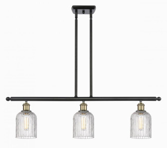 Bridal Veil - 3 Light - 36 inch - Black Antique Brass - Stem hung - Island Light (3442|516-3I-BAB-G559-5CL)