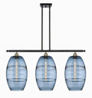 Vaz - 3 Light - 37 inch - Black Antique Brass - Cord hung - Island Light (3442|516-3I-BAB-G557-10BL)