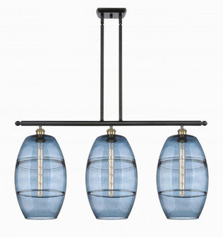 Vaz - 3 Light - 37 inch - Black Antique Brass - Stem hung - Island Light (3442|516-3I-BAB-G557-10BL)