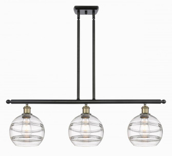 Rochester - 3 Light - 36 inch - Black Antique Brass - Stem hung - Island Light (3442|516-3I-BAB-G556-8CL)