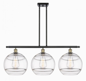 Rochester - 3 Light - 39 inch - Black Antique Brass - Stem hung - Island Light (3442|516-3I-BAB-G556-12CL)