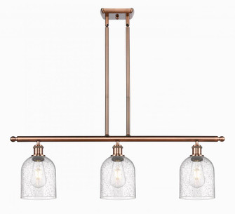 Bella - 3 Light - 36 inch - Antique Copper - Stem hung - Island Light (3442|516-3I-AC-G558-6SDY)