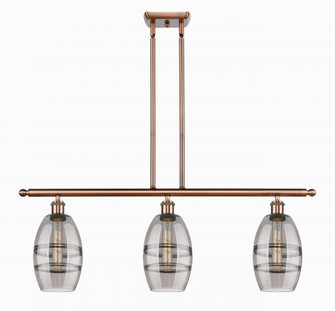 Vaz - 3 Light - 36 inch - Antique Copper - Cord hung - Island Light (3442|516-3I-AC-G557-6SM)