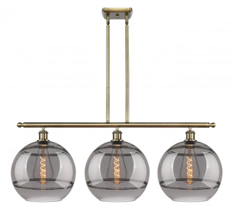 Rochester - 3 Light - 39 inch - Antique Brass - Stem hung - Island Light (3442|516-3I-AB-G556-12SM)
