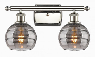 Rochester - 2 Light - 16 inch - Polished Nickel - Bath Vanity Light (3442|516-2W-PN-G556-6SM)