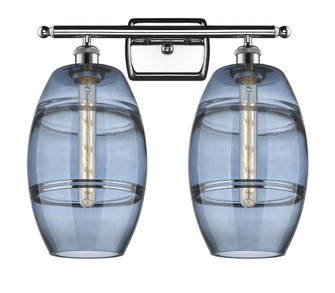 Vaz - 2 Light - 18 inch - Polished Chrome - Bath Vanity Light (3442|516-2W-PC-G557-8BL)