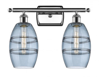 Vaz - 2 Light - 16 inch - Polished Chrome - Bath Vanity Light (3442|516-2W-PC-G557-6BL)