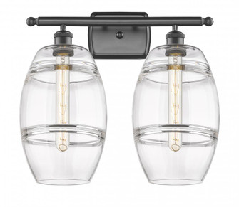 Vaz - 2 Light - 18 inch - Oil Rubbed Bronze - Bath Vanity Light (3442|516-2W-OB-G557-8CL)
