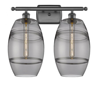Vaz - 2 Light - 18 inch - Oil Rubbed Bronze - Bath Vanity Light (3442|516-2W-OB-G557-8SM)