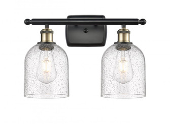 Bella - 2 Light - 16 inch - Black Antique Brass - Bath Vanity Light (3442|516-2W-BAB-G558-6SDY)