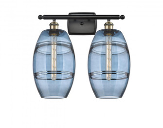 Vaz - 2 Light - 18 inch - Black Antique Brass - Bath Vanity Light (3442|516-2W-BAB-G557-8BL)