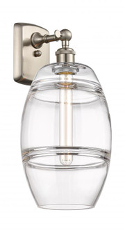 Vaz - 1 Light - 8 inch - Brushed Satin Nickel - Sconce (3442|516-1W-SN-G557-8CL)