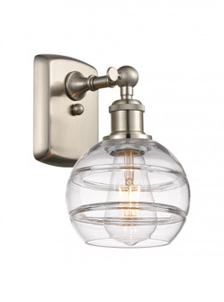 Rochester - 1 Light - 6 inch - Brushed Satin Nickel - Sconce (3442|516-1W-SN-G556-6CL)