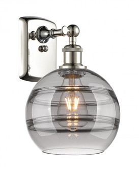 Rochester - 1 Light - 8 inch - Polished Nickel - Sconce (3442|516-1W-PN-G556-8SM)