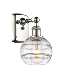 Rochester - 1 Light - 6 inch - Polished Nickel - Sconce (3442|516-1W-PN-G556-6CL)