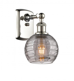 Athens Deco Swirl - 1 Light - 6 inch - Polished Nickel - Sconce (3442|516-1W-PN-G1213-6SM)