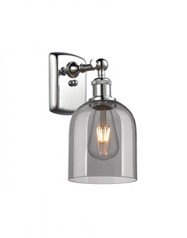 Bella - 1 Light - 6 inch - Polished Chrome - Sconce (3442|516-1W-PC-G558-6SM)