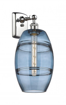 Vaz - 1 Light - 8 inch - Polished Chrome - Sconce (3442|516-1W-PC-G557-8BL)
