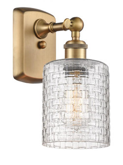 Cobbleskill - 1 Light - 5 inch - Brushed Brass - Sconce (3442|516-1W-BB-G112C-5CL)