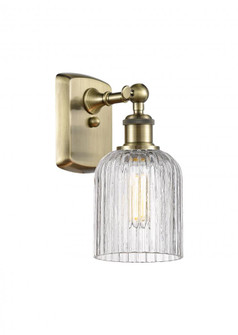 Bridal Veil - 1 Light - 5 inch - Antique Brass - Sconce (3442|516-1W-AB-G559-5CL)