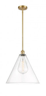 Berkshire - 1 Light - 16 inch - Satin Gold - Pendant (3442|516-1S-SG-GBC-162-LED)