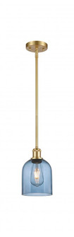 Bella - 1 Light - 6 inch - Satin Gold - Mini Pendant (3442|516-1S-SG-G558-6BL)