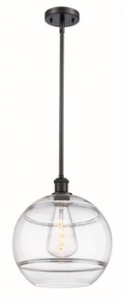 Rochester - 1 Light - 12 inch - Oil Rubbed Bronze - Mini Pendant (3442|516-1S-OB-G556-12CL)