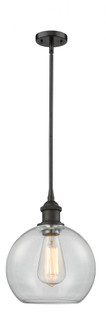 Athens - 1 Light - 8 inch - Oil Rubbed Bronze - Mini Pendant (3442|516-1S-OB-G122C-8CL)