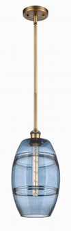 Vaz - 1 Light - 8 inch - Brushed Brass - Mini Pendant (3442|516-1S-BB-G557-8BL)