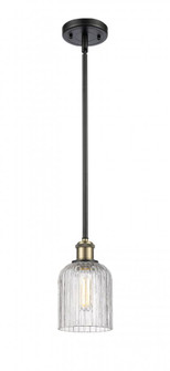 Bridal Veil - 1 Light - 5 inch - Black Antique Brass - Mini Pendant (3442|516-1S-BAB-G559-5CL)